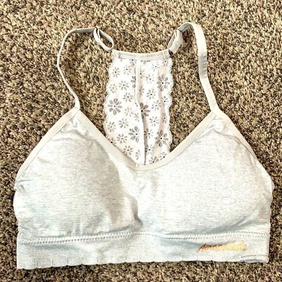 Aeropostale Gray Racerback Bra - Small - Picture 1 of 3